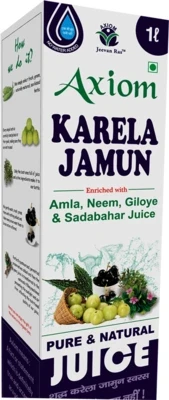 Axiom Karela Jamun Juice|Helps To Maintaining Blood Sugar Levels - 1000Ml